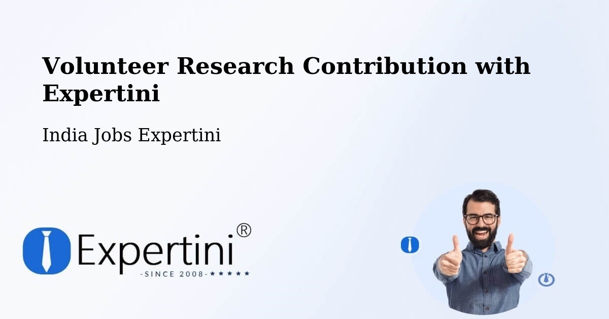 Volunteer Research Contribution Program – Matigara Community Development Block - India Jobs Expertini